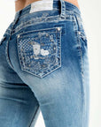 Hat on Boot Pocket Medium Wash Jeans