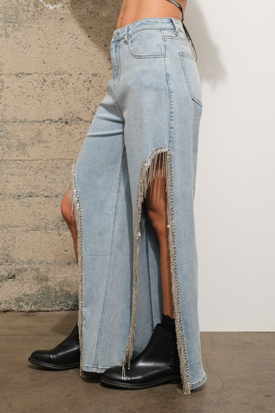 Lightwash RS Side Slit Jeans