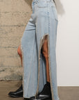 Lightwash RS Side Slit Jeans