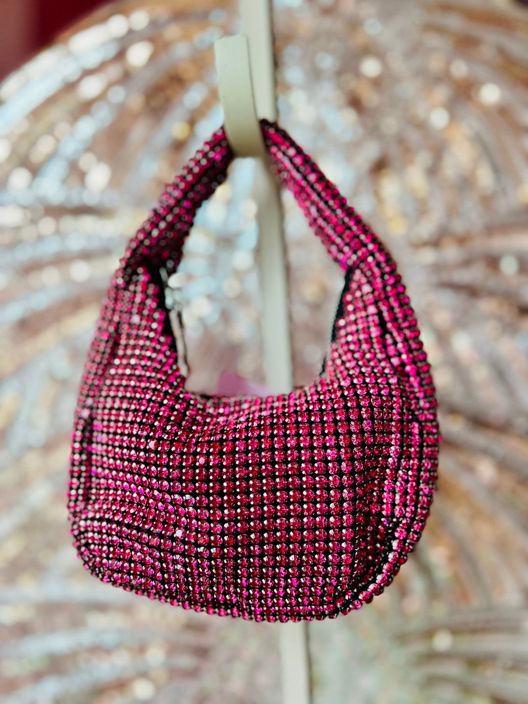 Rhinestone Mini Handle Purse