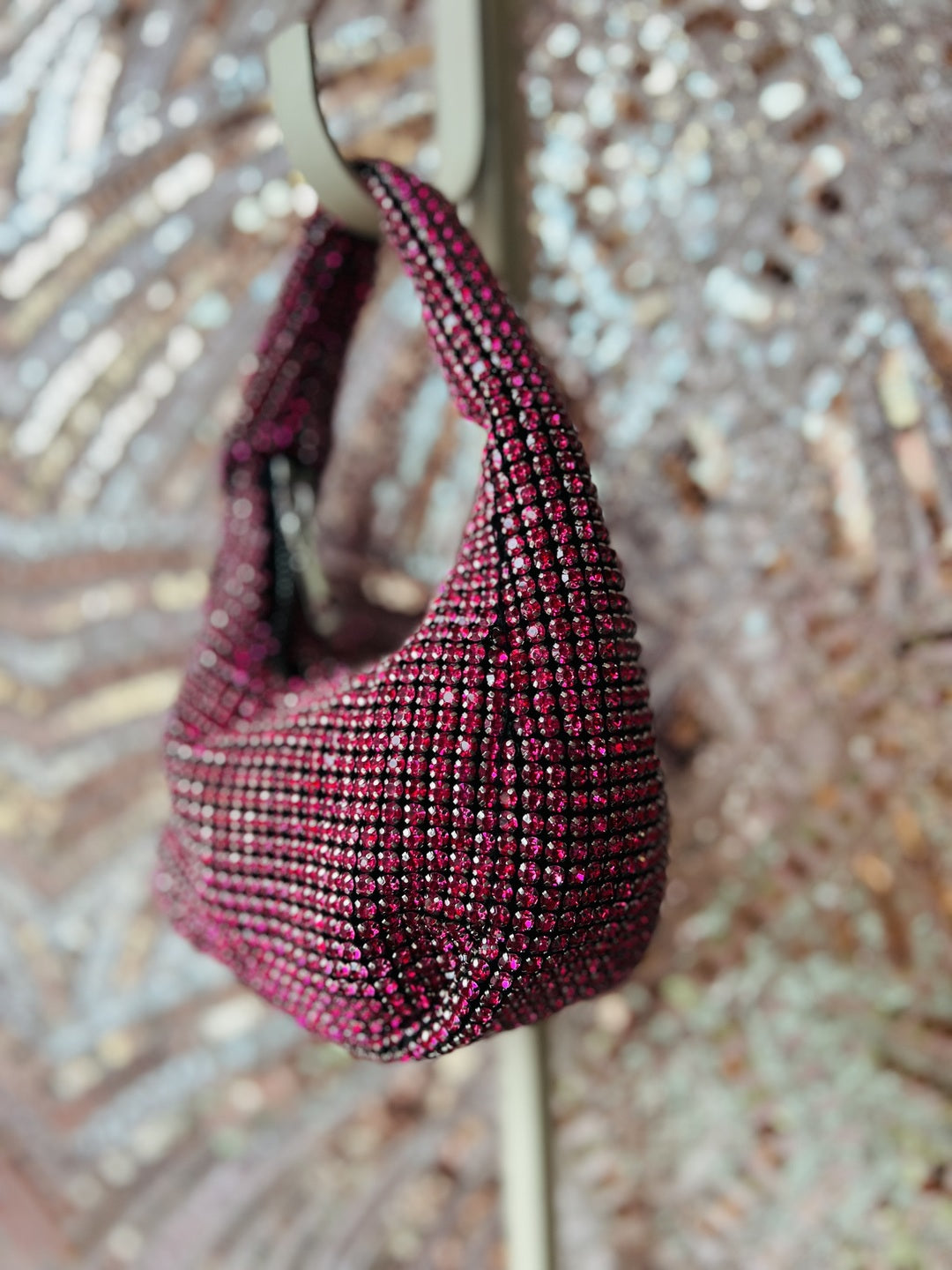 Rhinestone Mini Handle Purse