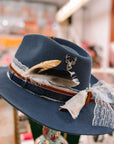 Custom cowboy hat at Bullet Boots Hat Bar in Denville NJ visit our store and book your custom hat bar experience for bachelorette parties birthdays girls night and private events