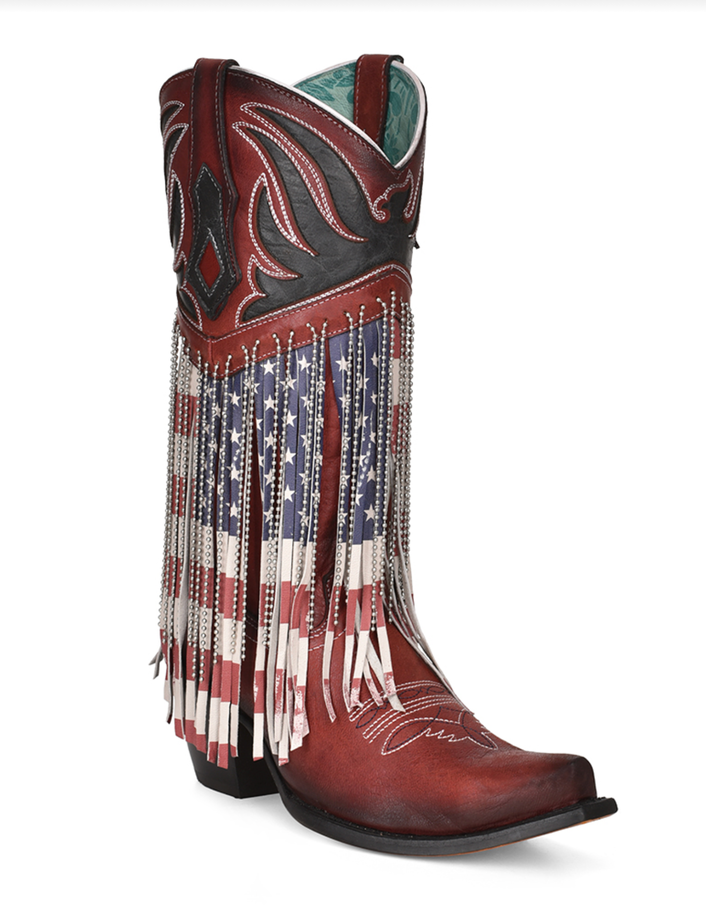 Flag Fringe Snip Boots
