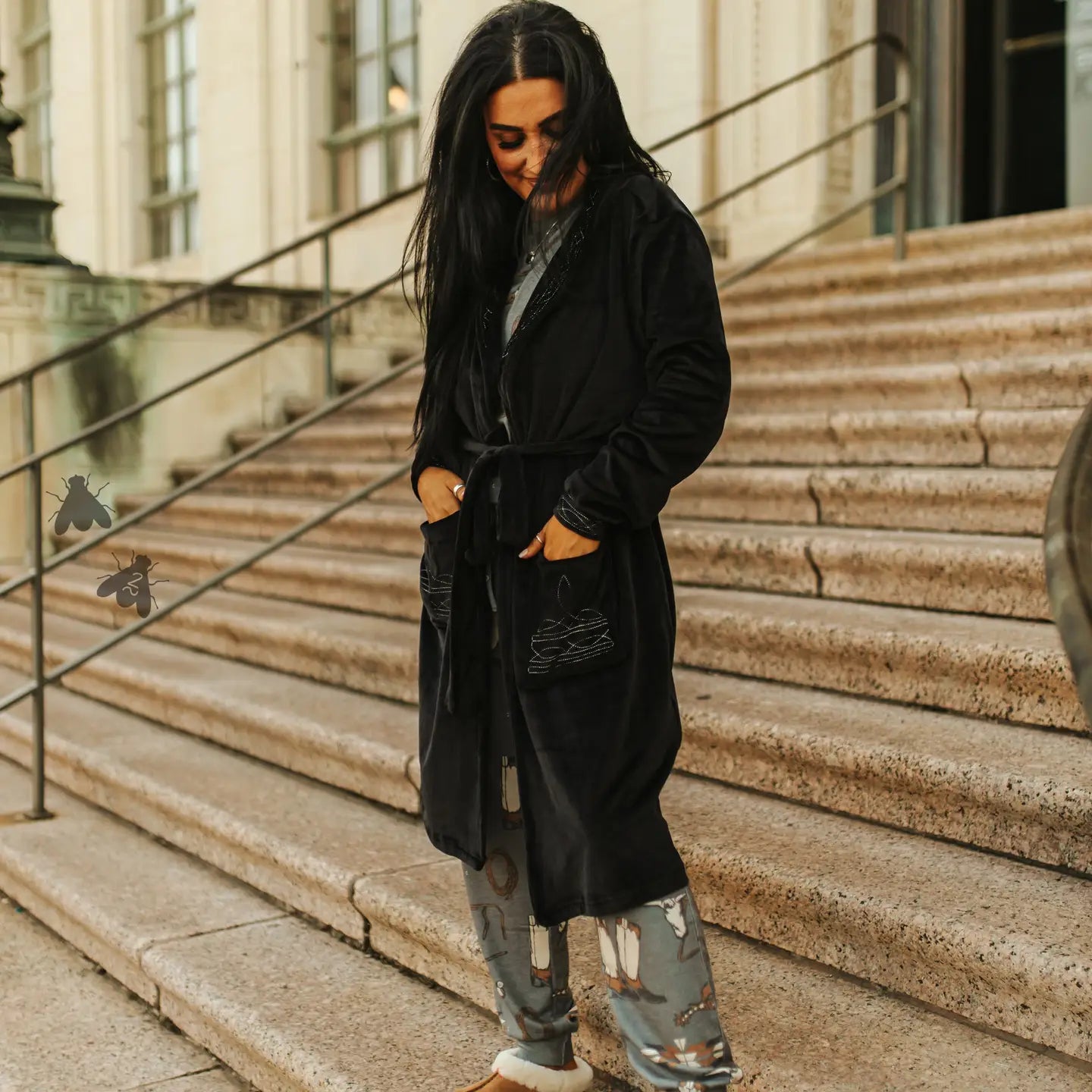 Western Stitch Black Robe