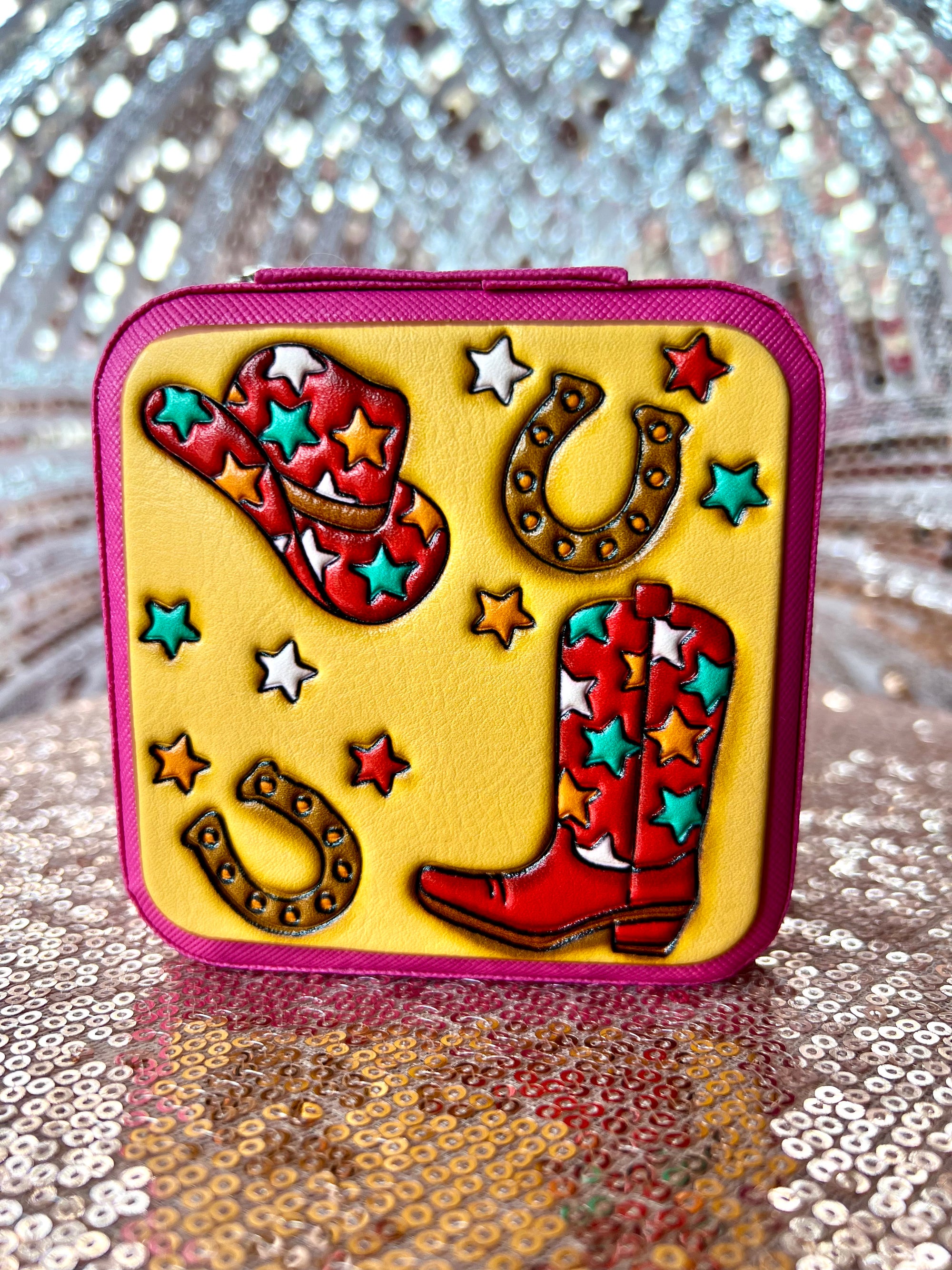 Hat and Boot Travel Jewelry Box