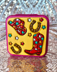 Hat and Boot Travel Jewelry Box