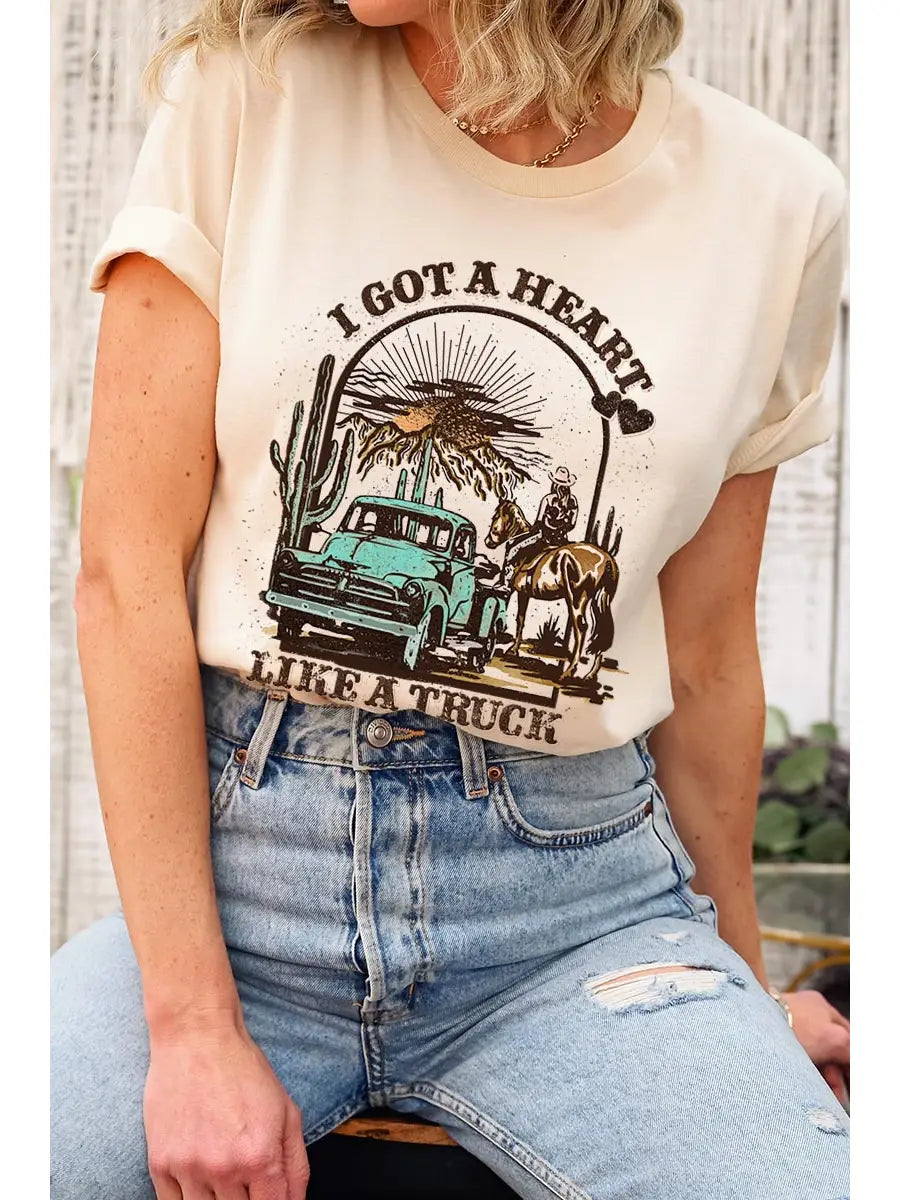 Heart Like A Truck Tee