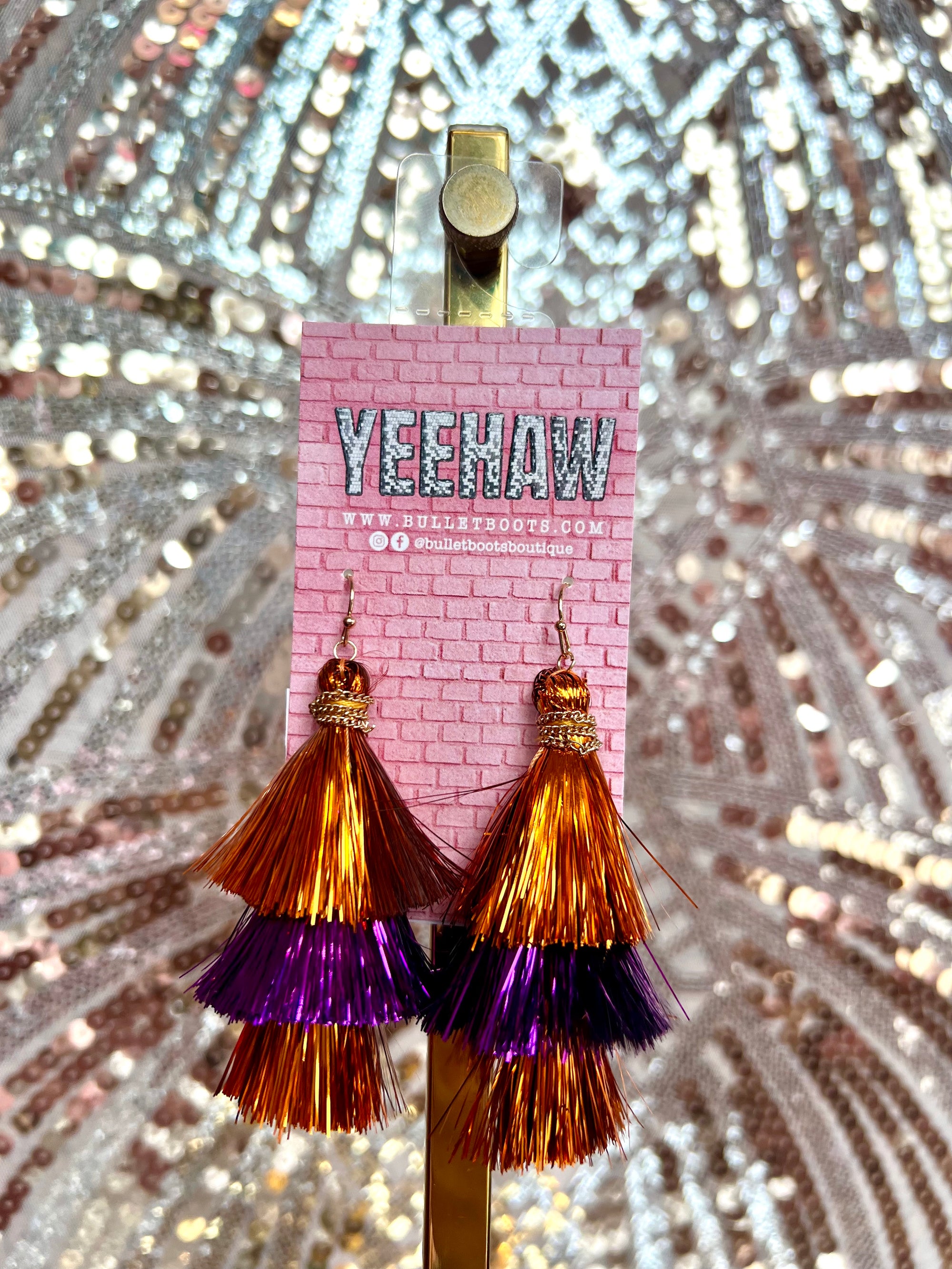 GAMEDAY Tassel Earrings