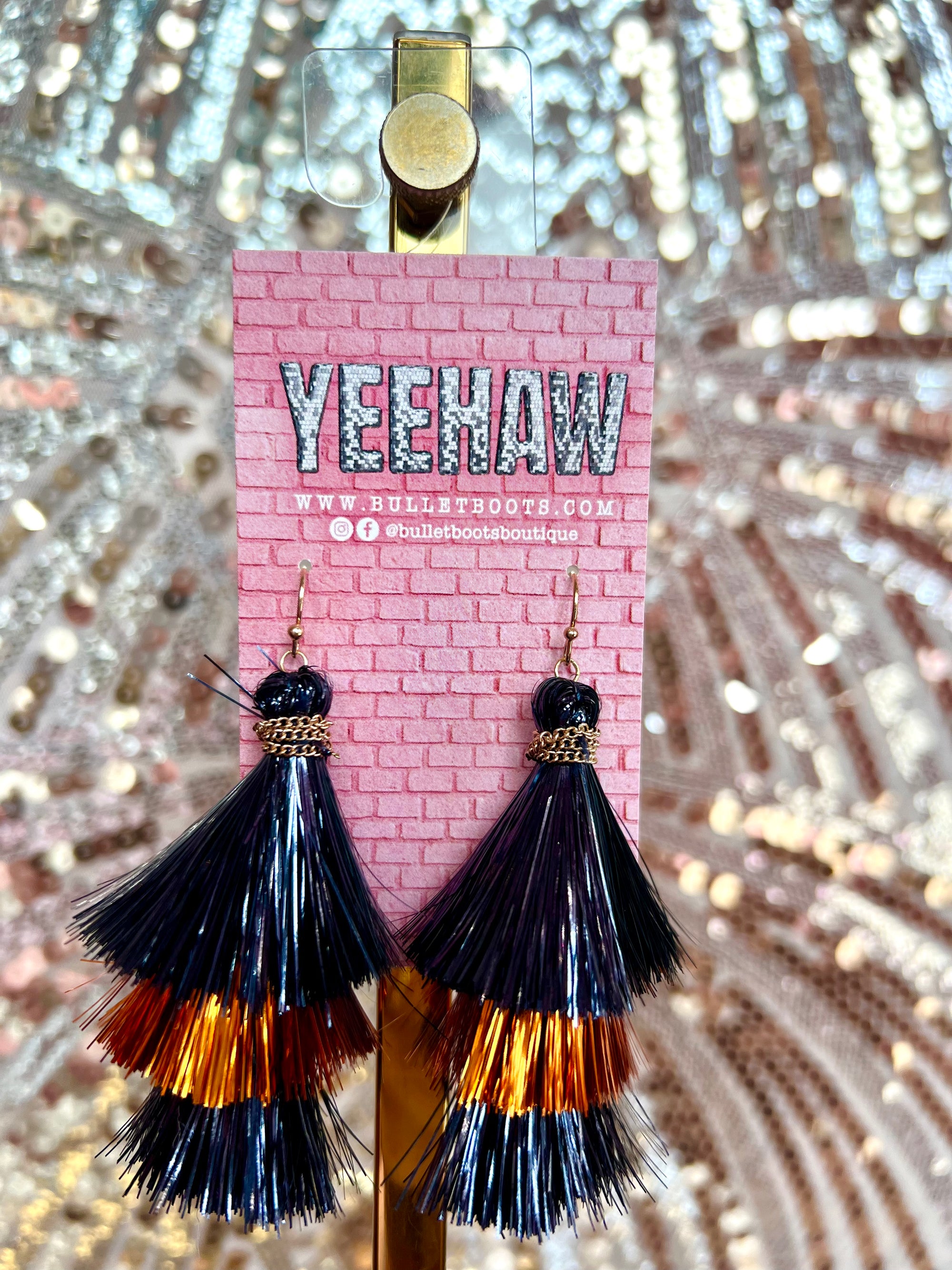 GAMEDAY Tassel Earrings