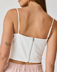 White Bow Bustier