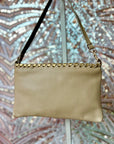 Small Metallic Cowhide Leather Purse