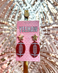 GAMEDAY Star and Football Earrings