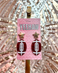 GAMEDAY Star and Football Earrings