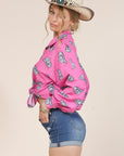 Disco Hat Pink Blouse