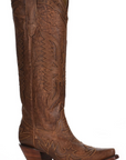 Ladies Brown Eagle Vintage Snip Toe Boots