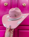 Cloud 9 Rhinestone Straw Hat