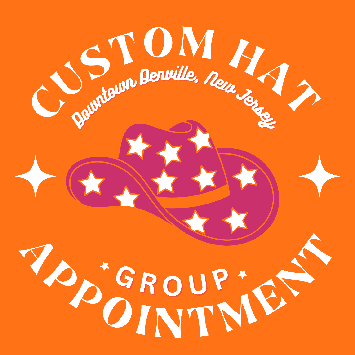 Group Custom Hat Appointment (deposit)