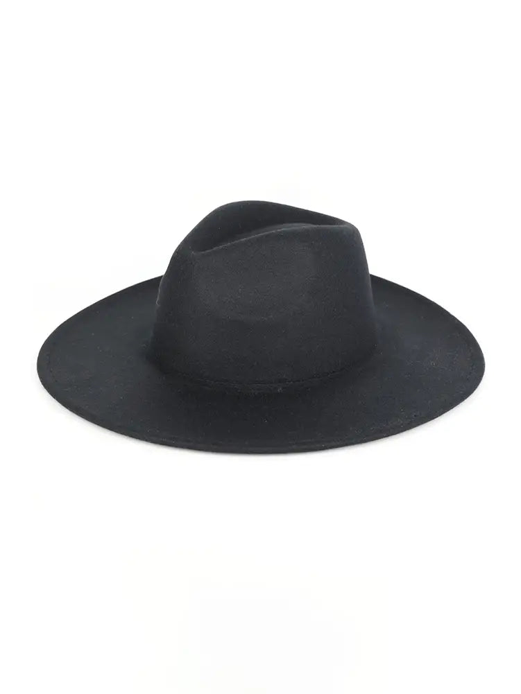 Felt Flat Brim Hat