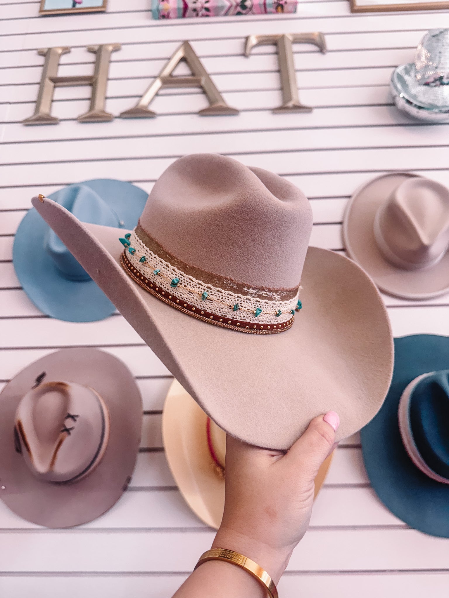Windswept Boutique X Bullet Boots Hat Bar Event