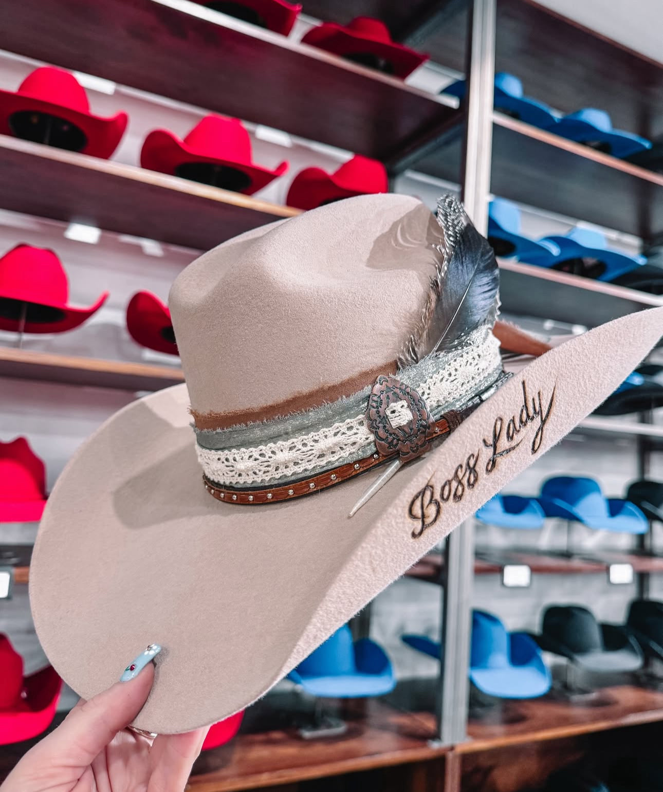 Windswept Boutique X Bullet Boots Hat Bar Event