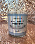 WWDD Glitter Candle