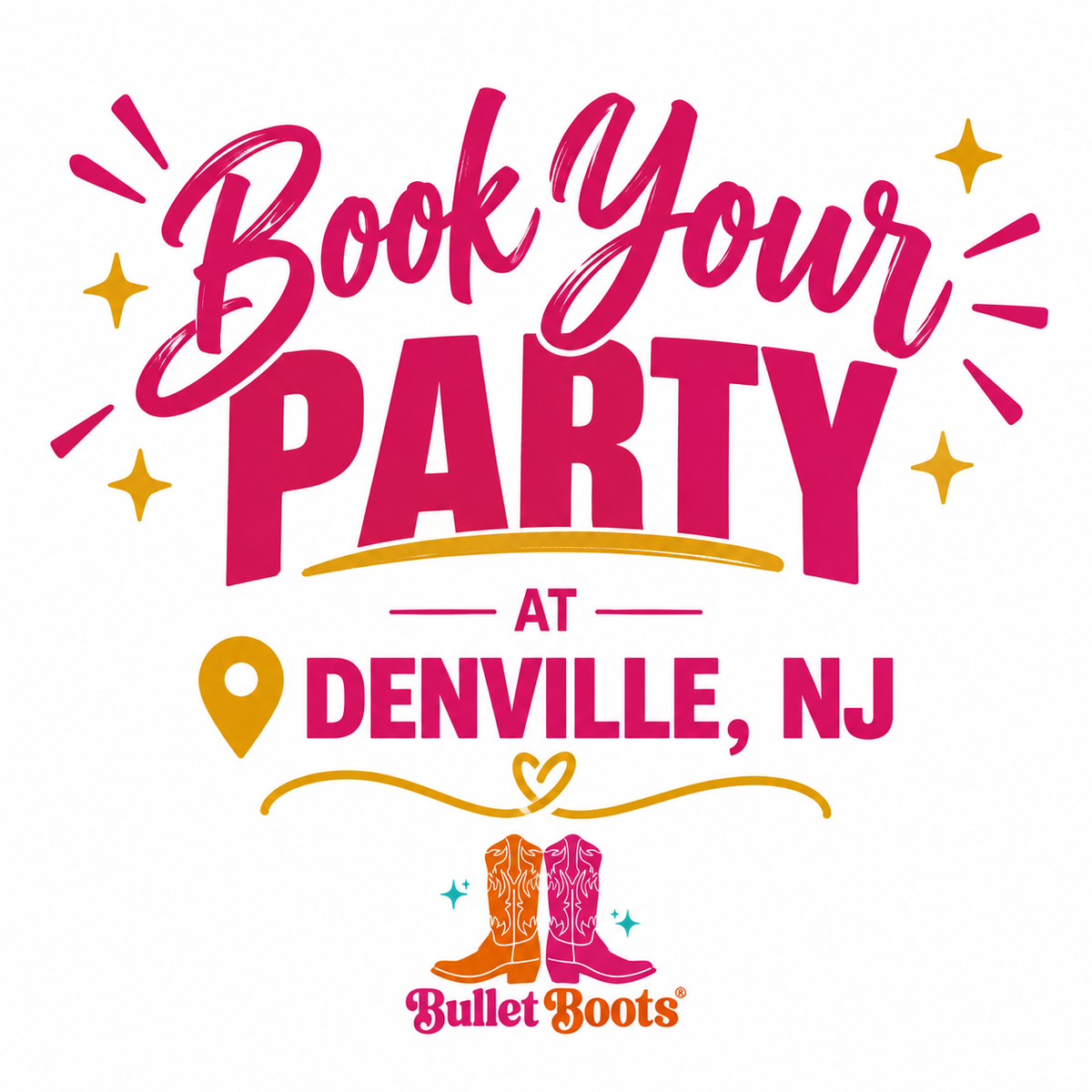 Book Your Party at Denville, NJ (5-10 Guests)
