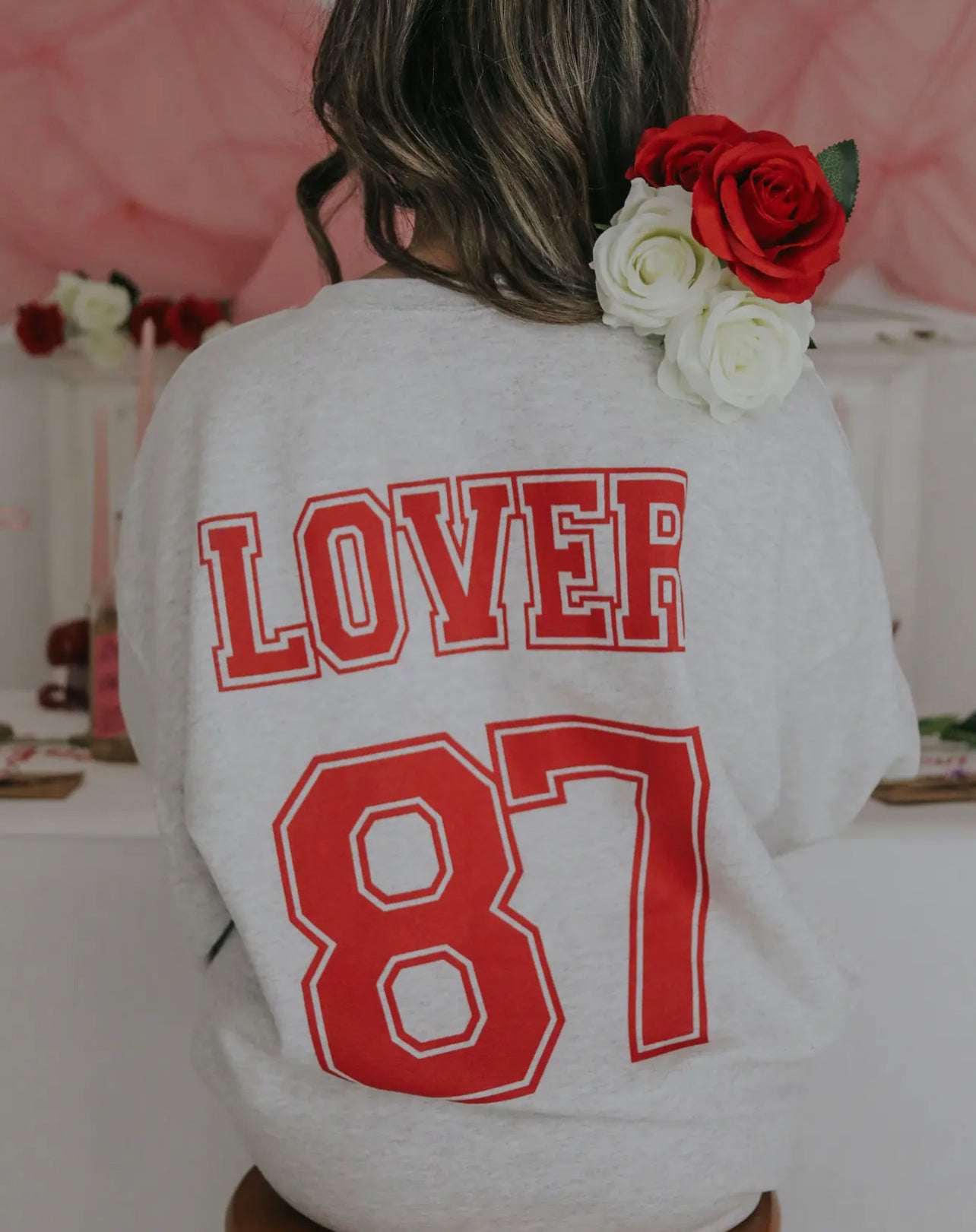 Lover 87 Grey Sweatshirt