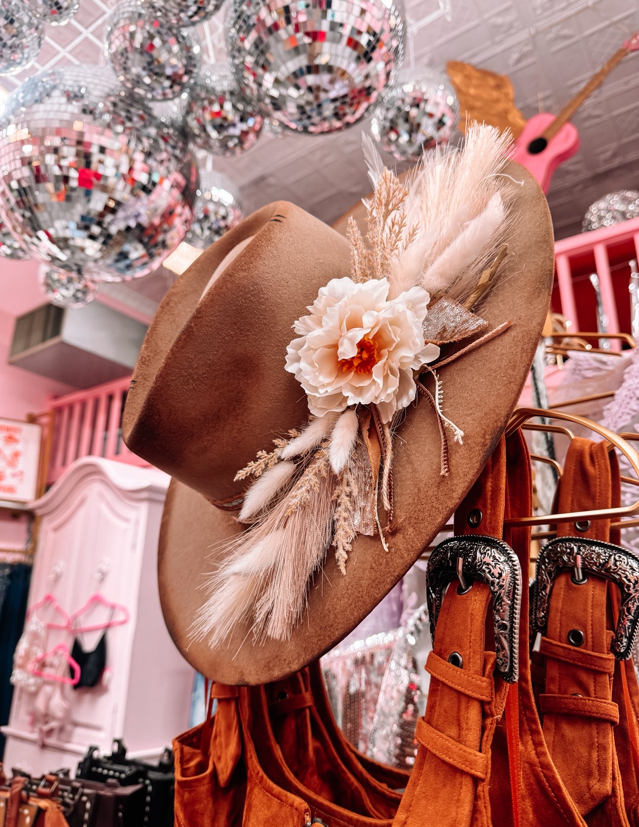 Windswept Boutique X Bullet Boots Hat Bar Event