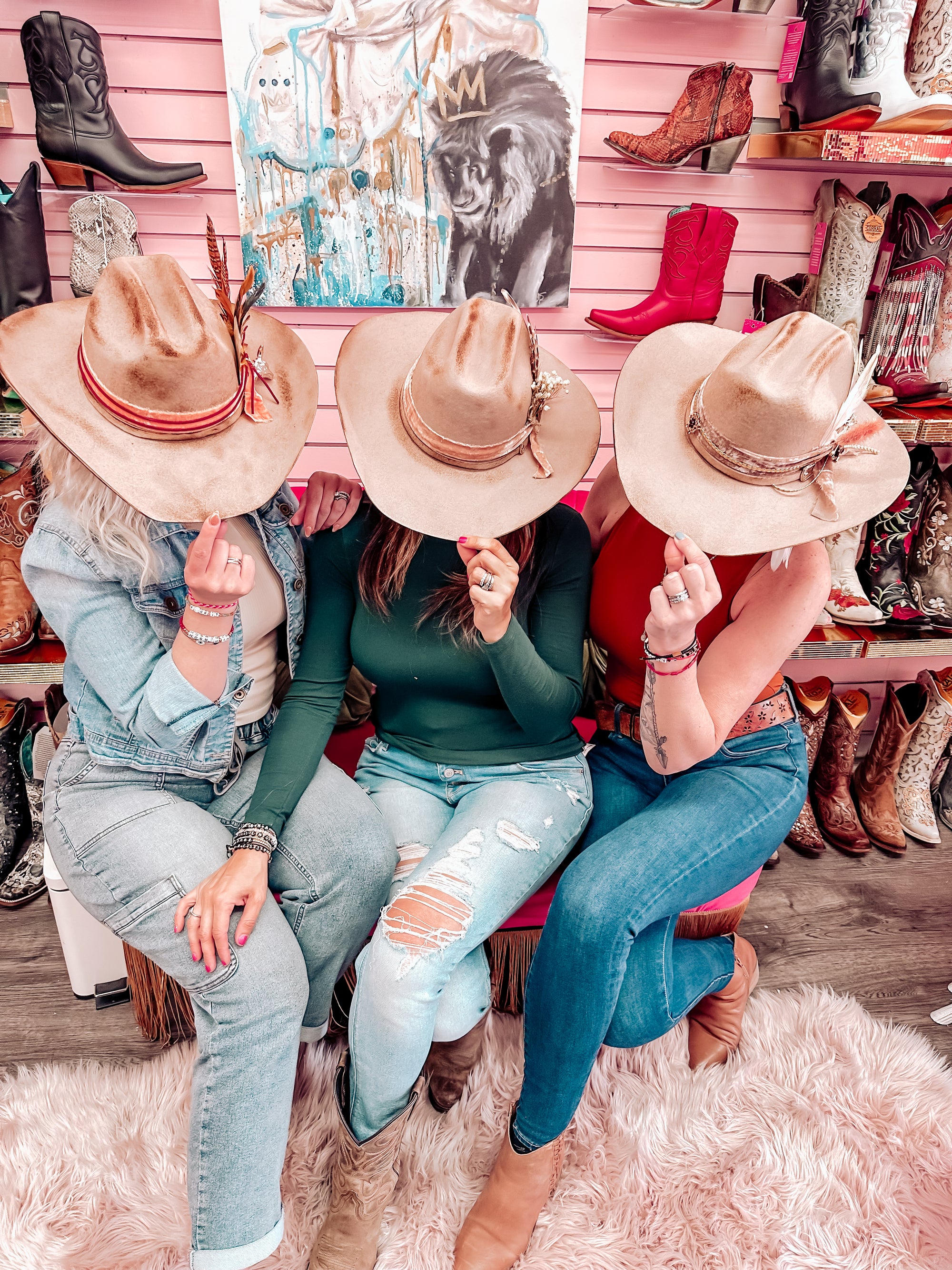 Cowboy & Flat Brim Hats