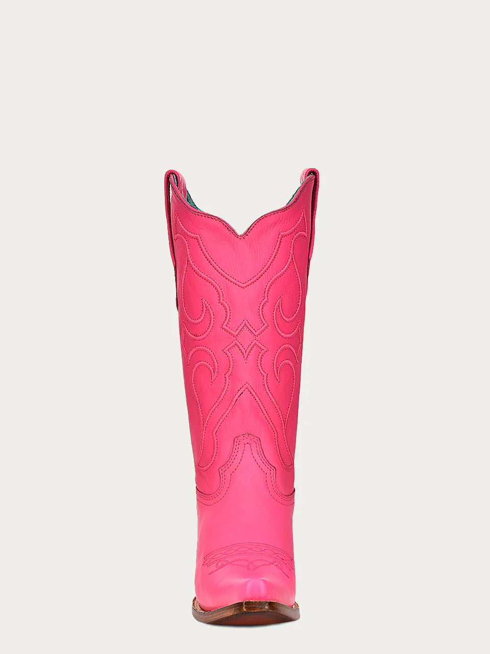 Hot Pink Leather Cowboy Boots