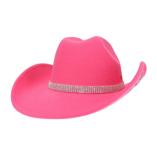 Rhinestone Star Felt Cowboy Hat
