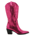Raspberry Metallic Vegan Boots