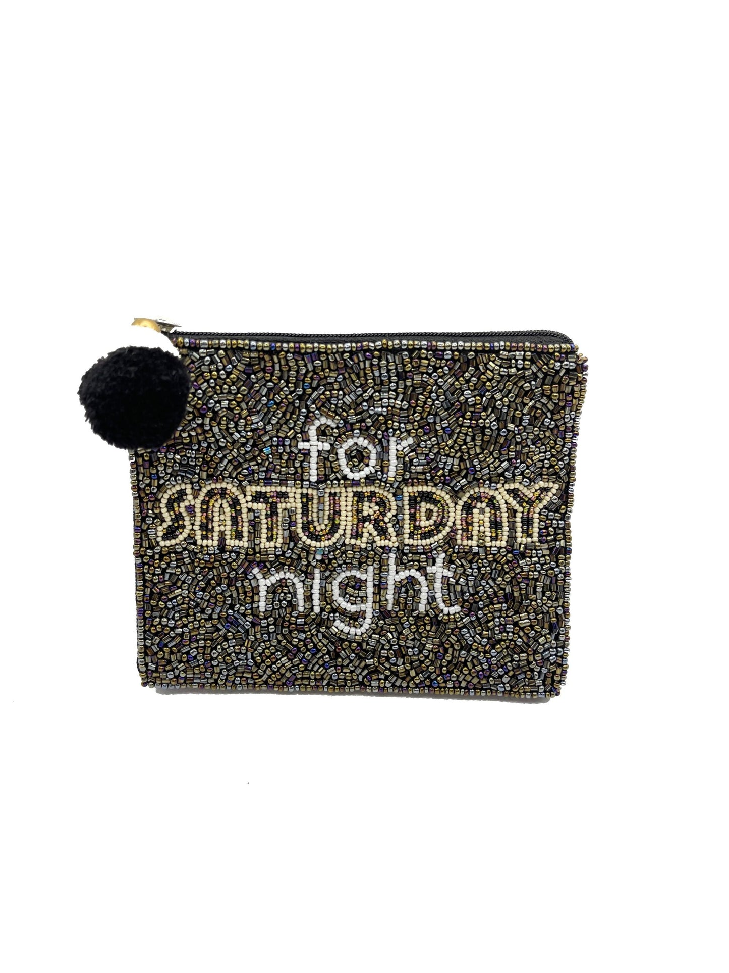 Saturday Night Beaded Pouch